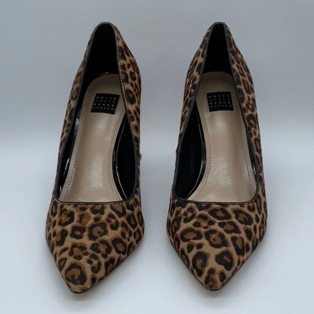 White House Black Market - Elisa Signature Leopard Black